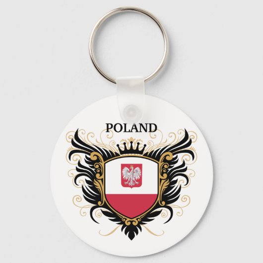 Polen [personaliseren] sleutelhanger (Voorkant)