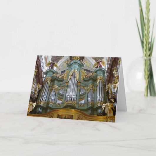 Polen Pipe Organ Kaart (Voorkant)