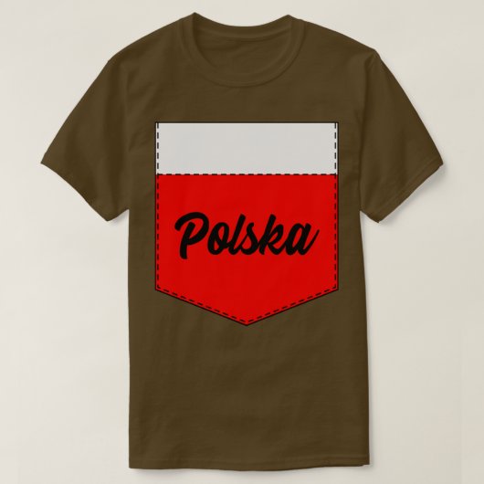 Polen Pocket T-shirt (Design voorkant)