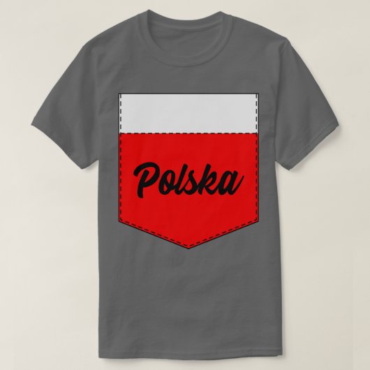 Polen Pocket T-shirt (Design voorkant)