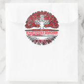 Polen Polnisch Schweizer Schweiz Baum Wurzel Ronde Sticker (Tas)