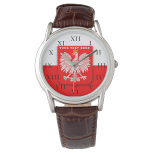 polen polska polska polski adelaar embleem horloge