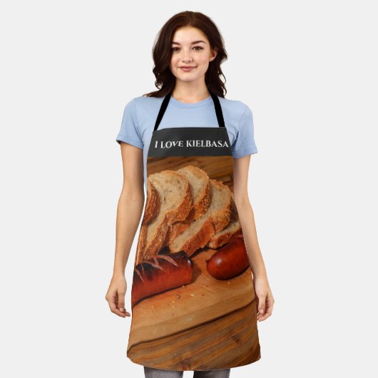 Polen Polska Pools Food Kielbasa Sausage Schort (Gedragen)