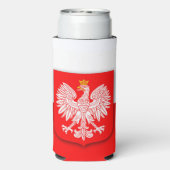 polen polska poolse embleem adelaar seltzer blikjeskoeler (Seltzer Achterkant)