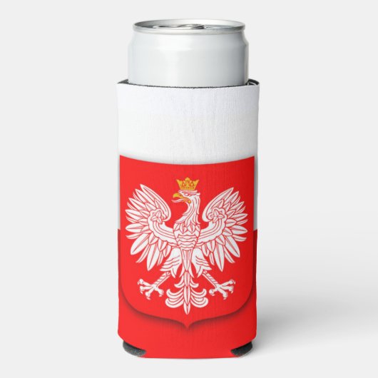 polen polska poolse embleem adelaar seltzer blikjeskoeler (Seltzer Achterkant)