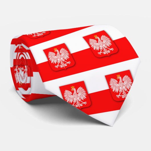 Polen Polska Poolse vlag Patriotic Pattern Neck T Stropdas