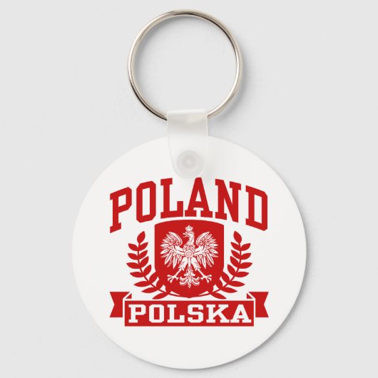 Polen Polska Sleutelhanger (Voorkant)