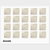 Polen Polska Vierkante Sticker (Vel)