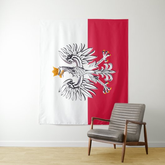 Polen & Pools Vlaggensport / tapijt mode Wandkleed (In situ)
