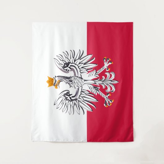 Polen & Pools Vlaggensport / tapijt mode Wandkleed (Voorkant)