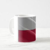 Polen - Poolse Golfvlag - Koffiemok (Voorkant links)