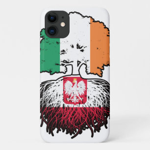 Polen Poolse Ierse vlag voor boomstammen Case-Mate iPhone Case