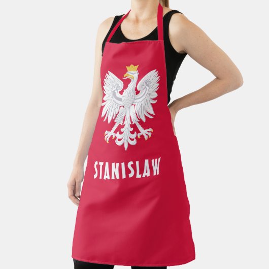 Polen Poolse Rode Witte Adelaar Polska Aangepaste Schort (Insitu)