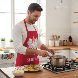 Polen Poolse Rode Witte Adelaar Polska Aangepaste Schort