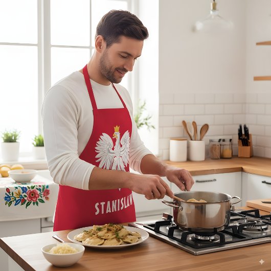 Polen Poolse Rode Witte Adelaar Polska Aangepaste  Schort