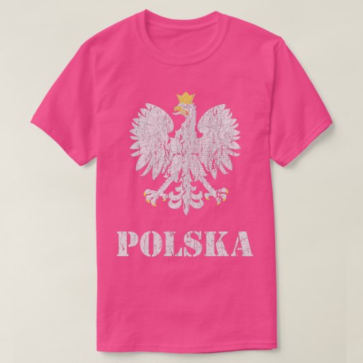 Polen Poolse vlag Eagle T-shirt (Design voorkant)