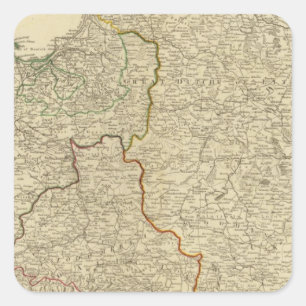 Polen, Pruisen 3 Vierkante Sticker