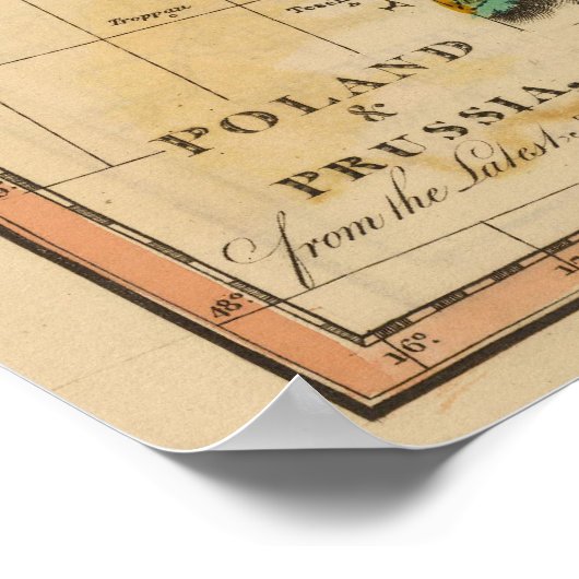 Polen, Pruisen Poster (Hoek)