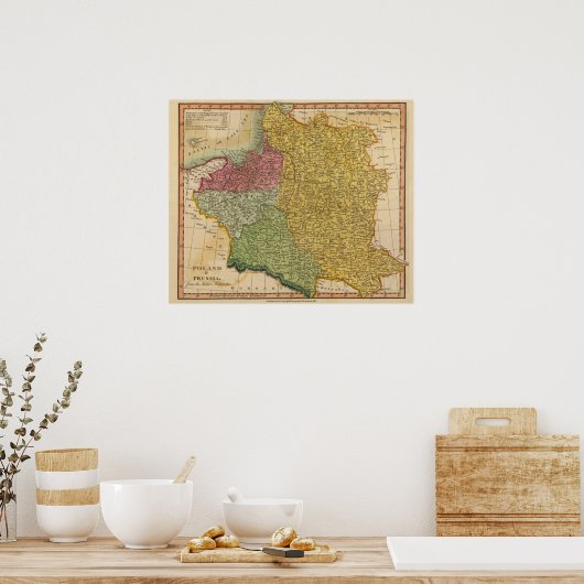 Polen, Pruisen Poster (Keuken)