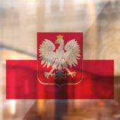 Polen Raambord, Embleem, Koppeling, Poolse Vlag Raamsticker (Vel 2)