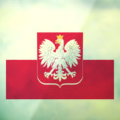 Polen Raambord, Embleem, Koppeling, Poolse Vlag Raamsticker (Vel 3)