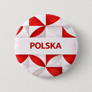 Polen Ronde Button 5,7 Cm