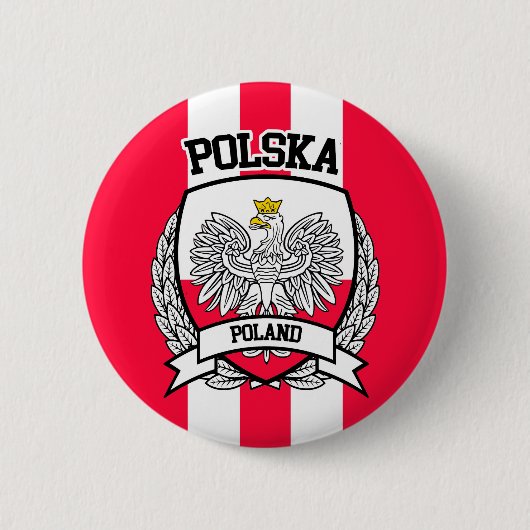 Polen Ronde Button 5,7 Cm (Voorkant)
