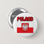 Polen Ronde Button 5,7 Cm (Voorkant /achterkant)