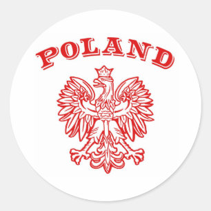 Polen Ronde Sticker