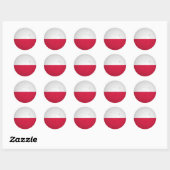 Polen Ronde Sticker (Vel)
