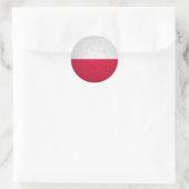Polen Ronde Sticker (Tas)