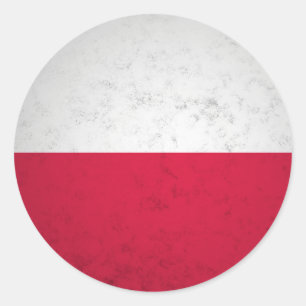 Polen Ronde Sticker