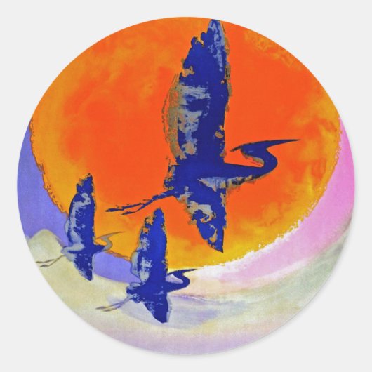 Polen Ronde Sticker (Voorkant)