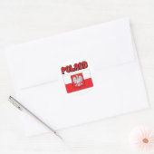Polen Ronde Sticker (Envelop)