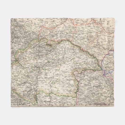 Polen, Slowakije Fleece Deken (Voorkant (Horizontaal))