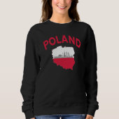 Polen souvenir sweatshirt, trui (Voorkant)