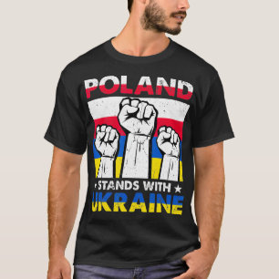 Polen staat met stukken uit Oekraïne T-shirt