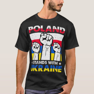 Polen staat met stukken uit Oekraïne T-shirt
