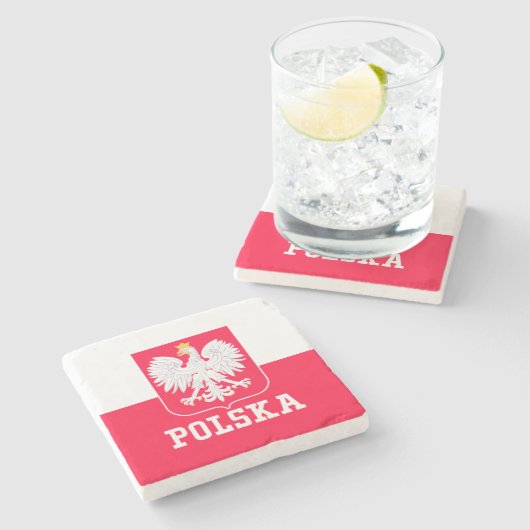 Polen Stenen Onderzetter (Zijkant)