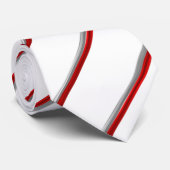 Polen strepen vlag stropdas (Opgerold)