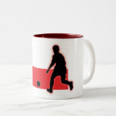 Polen Striker 1 Tweekleurige Koffiemok (Voorkant rechts)