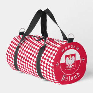 Polen Tas, fitnessruimte, reistas, Poolse Vlag Plunjezak