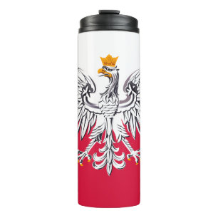 Polen Travel Mug, patriottische Poolse vlag Thermosbeker