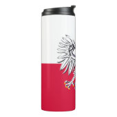 Polen Travel Mug, patriottische Poolse vlag Thermosbeker (Gedraaid links)