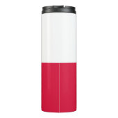 Polen Travel Mug, patriottische Poolse vlag Thermosbeker (Achterkant)