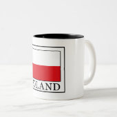 Polen Tweekleurige Koffiemok (Voorkant rechts)