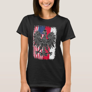 Polen Verenigde Staten Polski Polska Amerikaans Po T-shirt