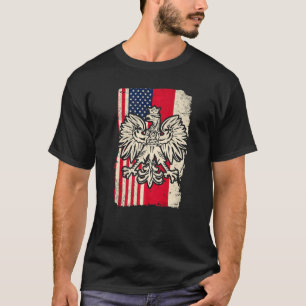 Polen Verenigde Staten Polski Polska Amerikaans Po T-shirt
