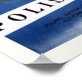 Polen Vintage Travel Poster (Hoek)