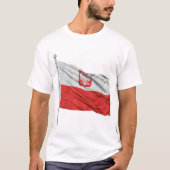 Polen vlag actieve T-shirt vrouwen (Voorkant)